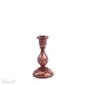 Wooden Handpainted Candleholder Joyelle