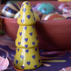 Standing Tree Hearts Lime